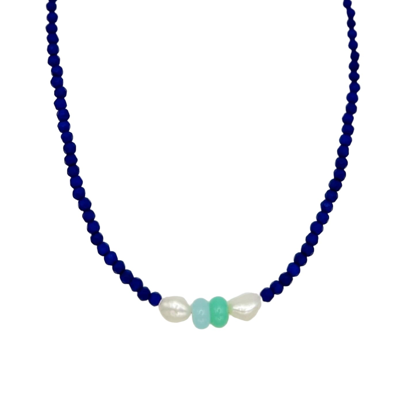 holiday beaded necklace