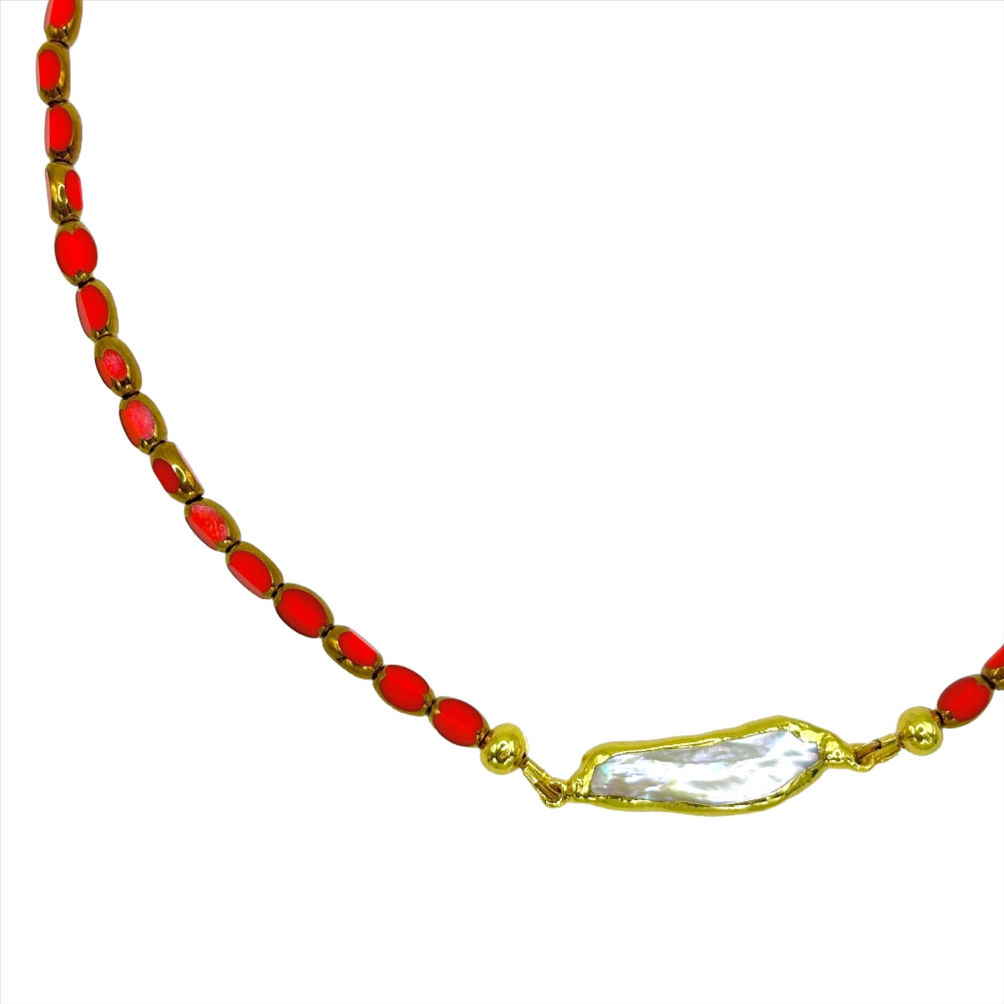 courage beaded necklace