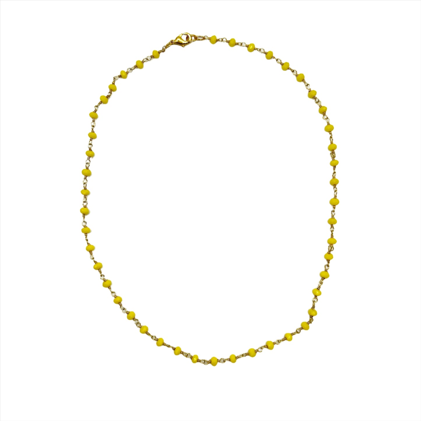 smarty crystal chain necklace
