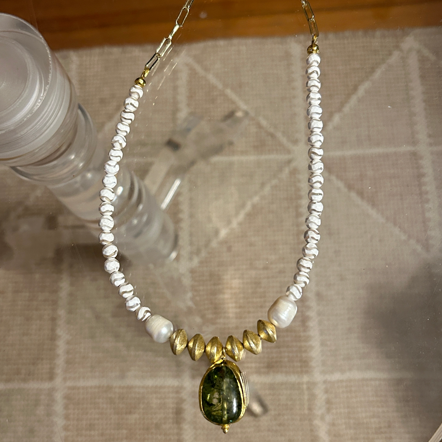 calla beaded necklace